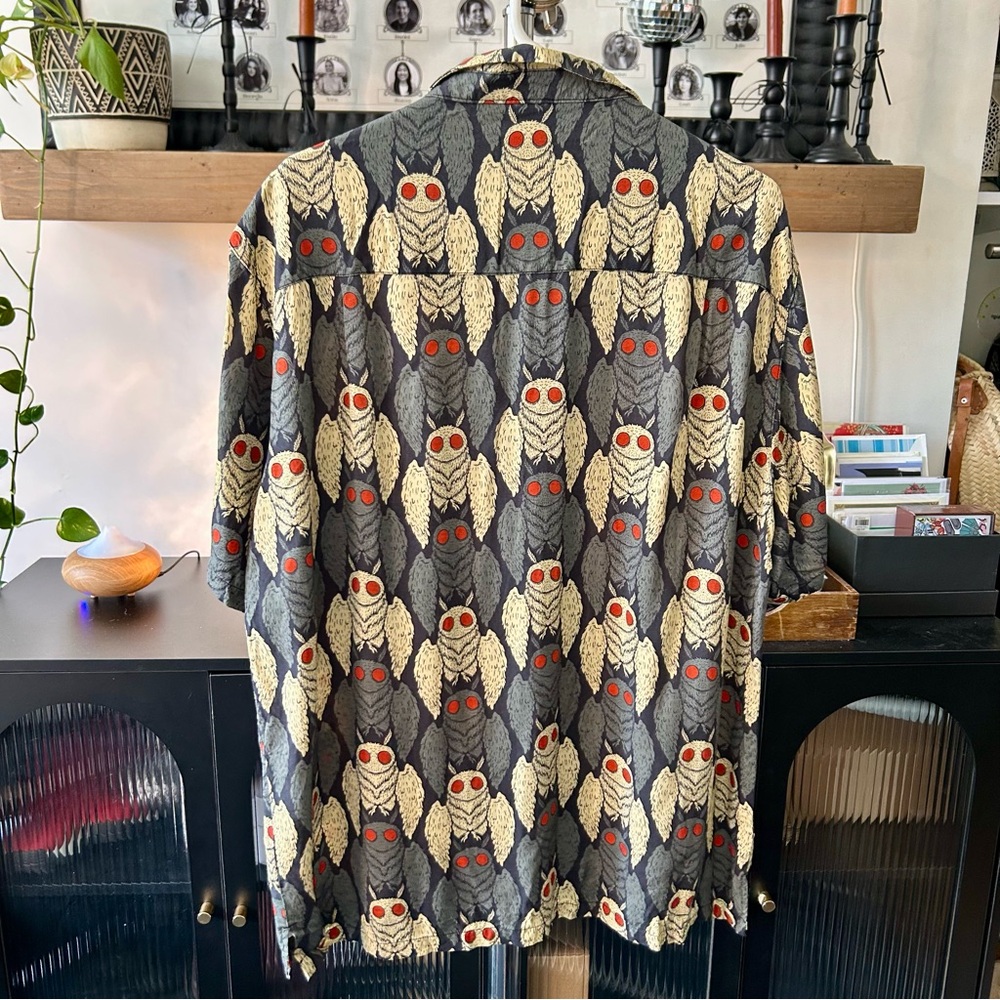 Wicked Clothes Button-Ups Mothman Button-Up Shirt - image 7